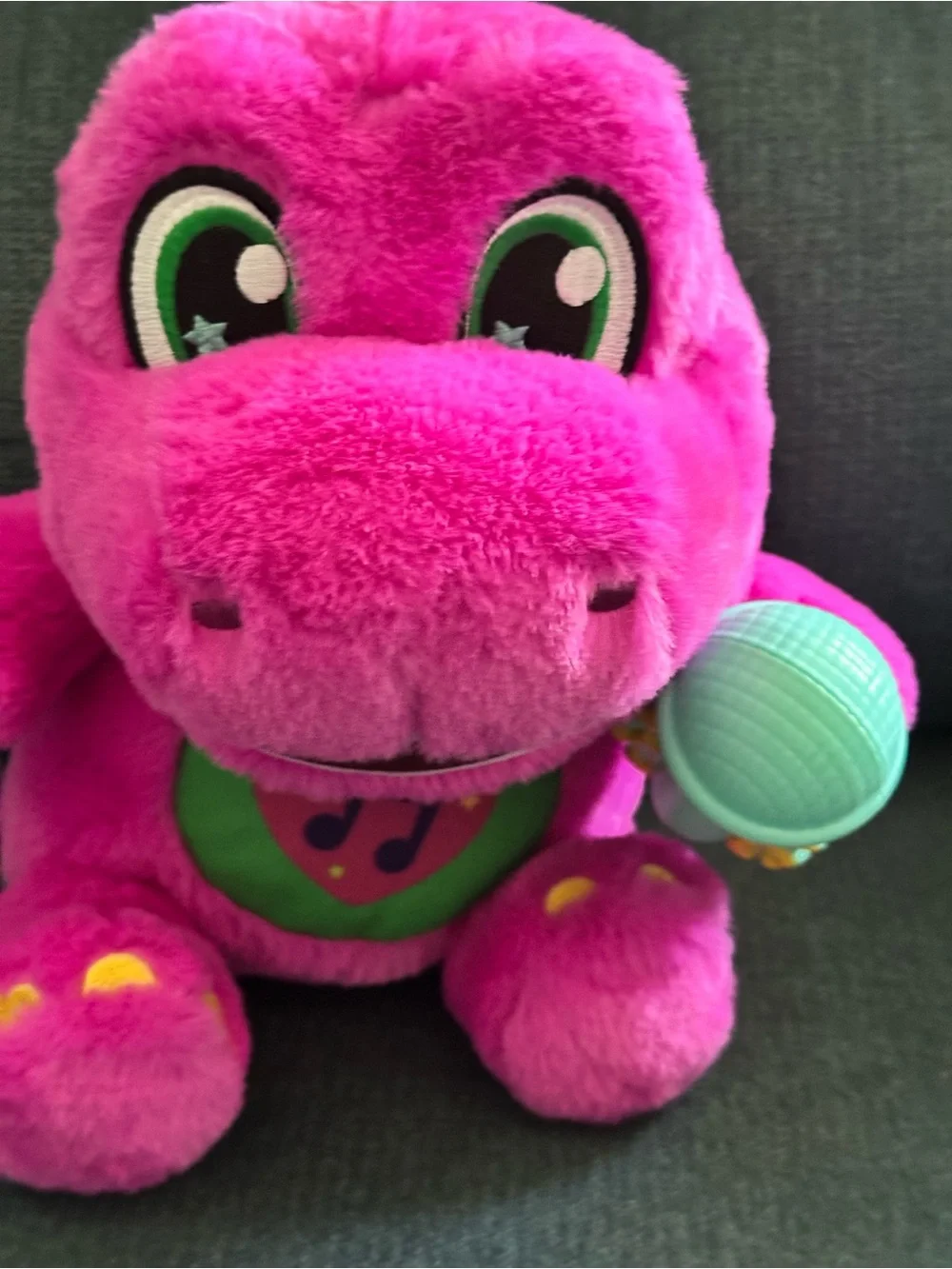 Fisher-Price Barney's World Sing-Along Musical Plush Toy, 10-inch